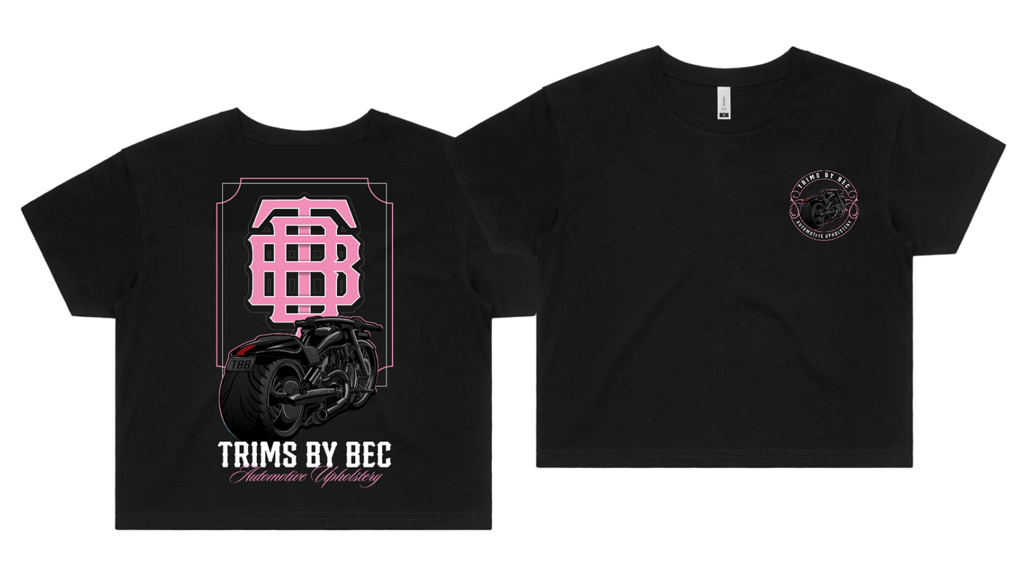 Women's Pink V-Rod Crop