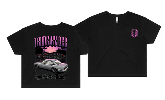 Women's Pink Sunset Crop