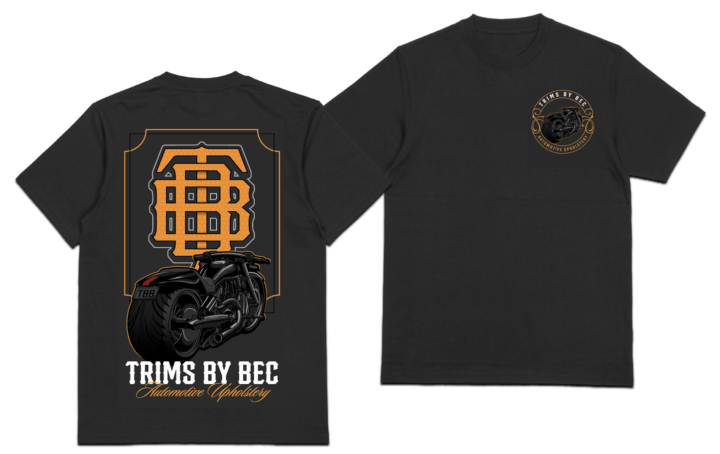 Kids Orange V-Rod tee