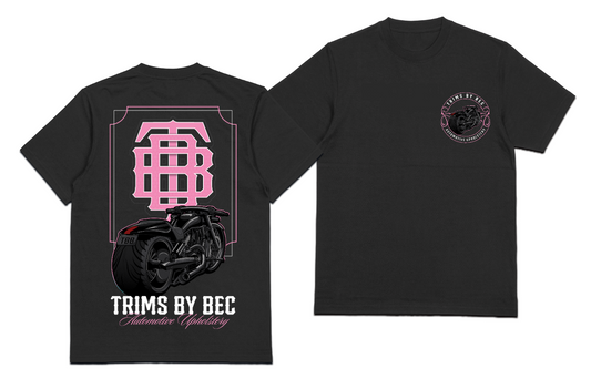 Men's Pink V-Rod Oversized Tee