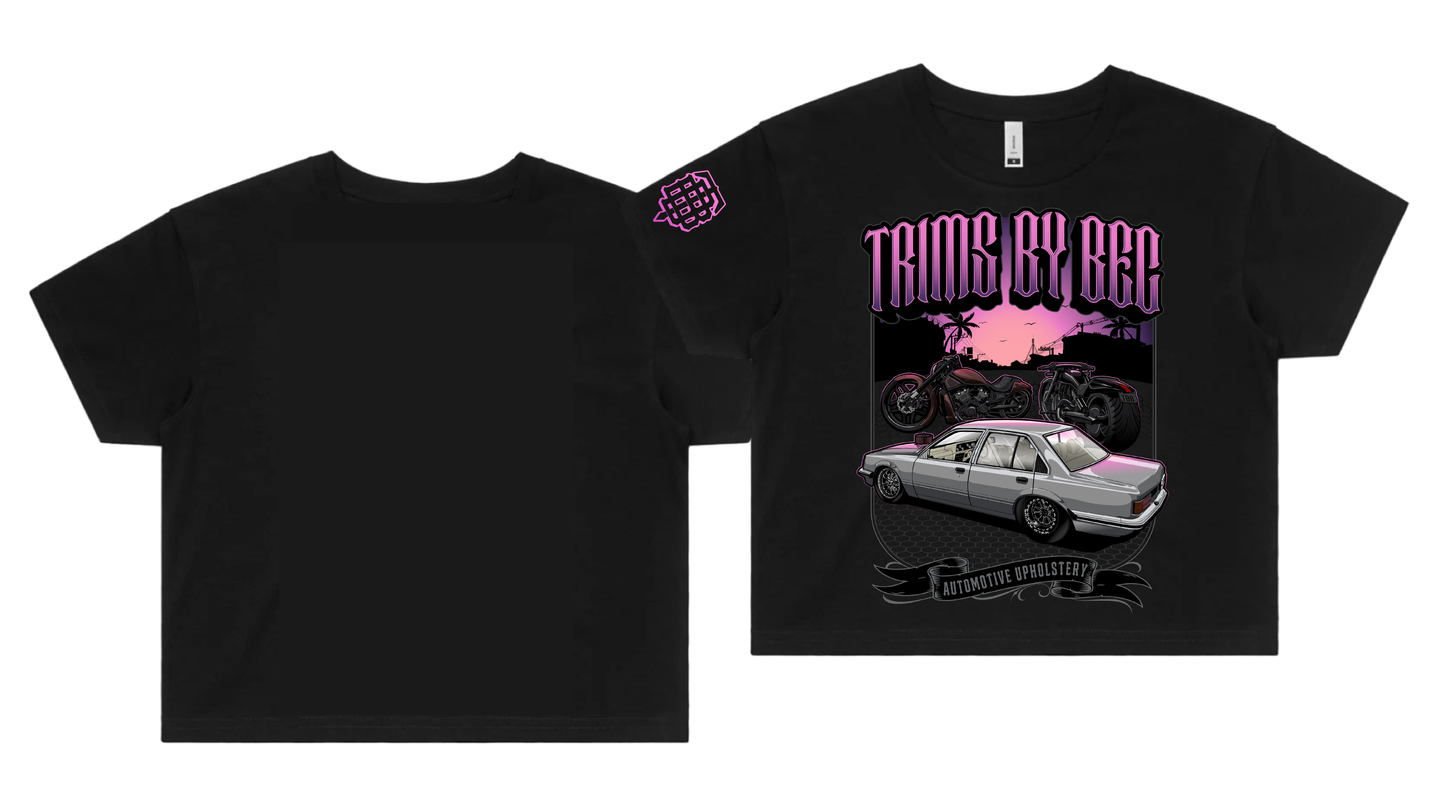 Women's Sunset Front Crop Top